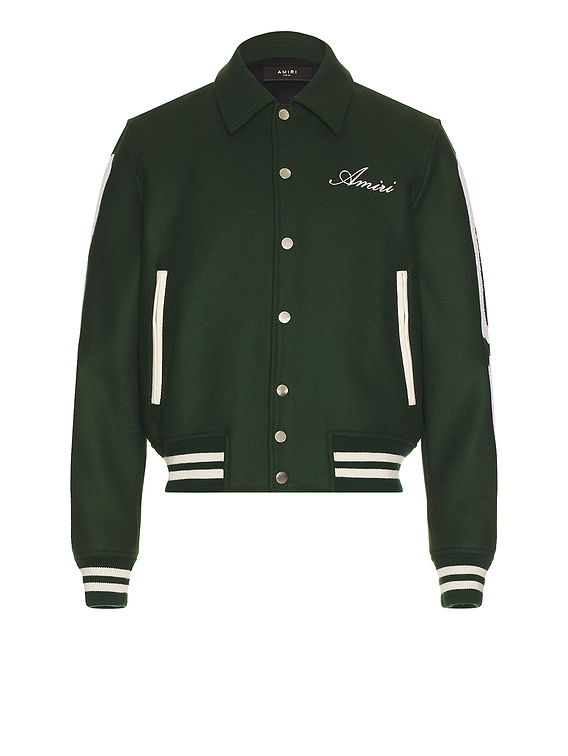 Amiri Bones Jacket in Rain Forest | FWRD