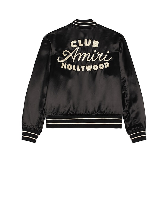 Amiri Club Amiri Bomber Jacket in Black | FWRD