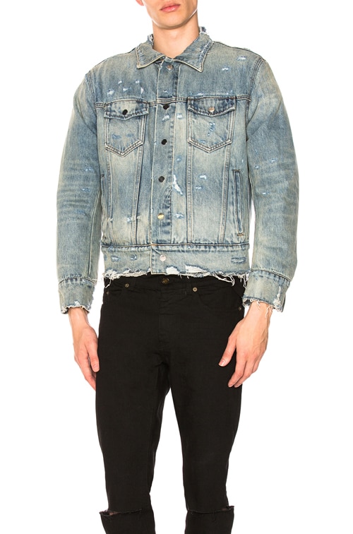 amiri reversible denim bomber jacket mens