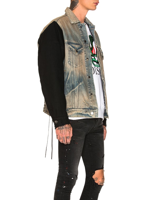 2 tone jean jacket