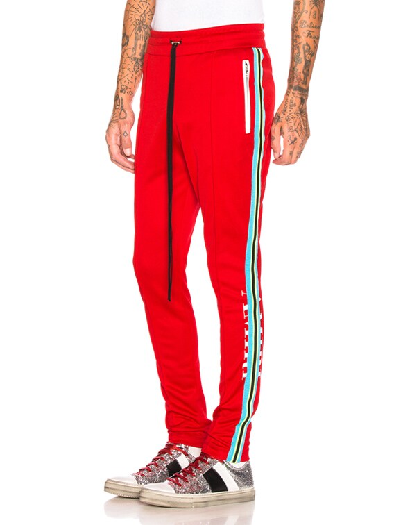 Amiri Skinny Track Pant in Red | FWRD