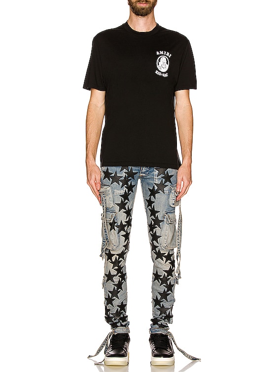 ・ページ　amiri Jeans AMIRI Paint Splatter MX1 Jeans AW22MDS014 408 CLAY