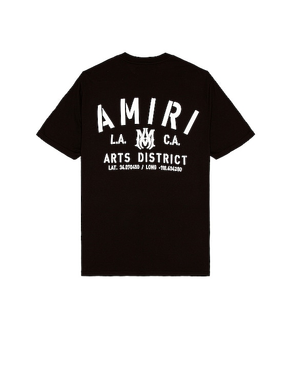 Amiri Stencil Tee in Black | FWRD