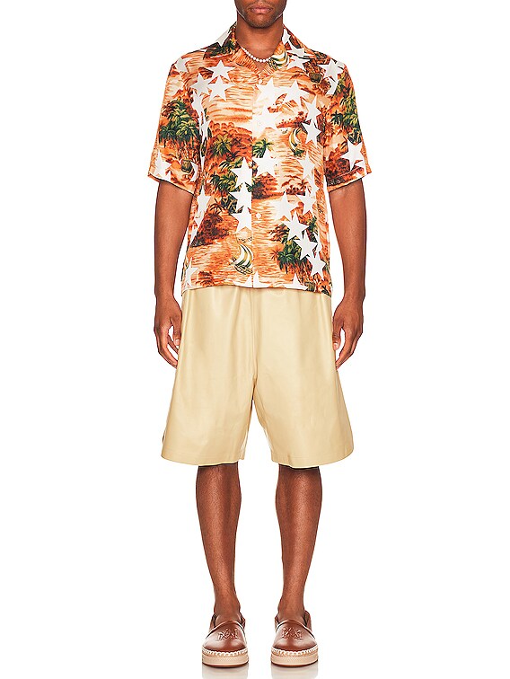 Amiri Tropical Star Camp Shirt in Orange | FWRD