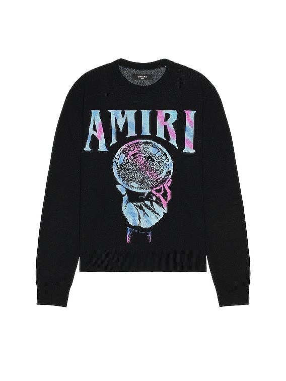 Amiri Crystal Ball Crew in Black | FWRD
