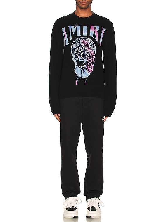 Amiri Crystal Ball Crew in Black | FWRD