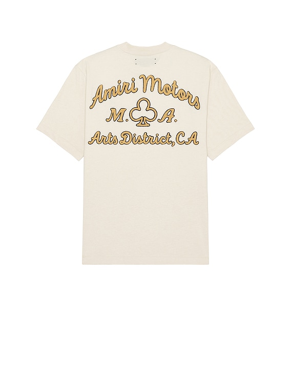 Amiri Motors Tee in Alabaster | FWRD