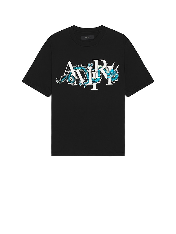 Amiri Dragon Tee in Black | FWRD