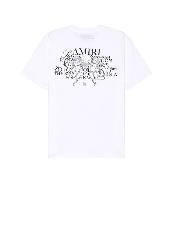 AMIRI♡ ホワイト 'AMIRI For the World' Tシャツ AMIRI CITY TEE - White | AMIRI