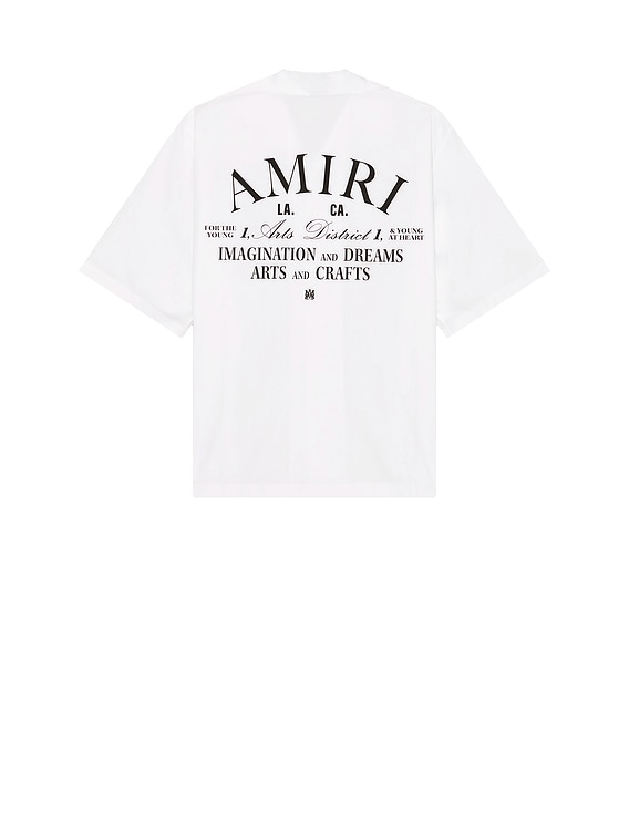 andmary♡Ami shirring logo tops♡white AMIRI White Cotton Logo T-Shirt | Harrods US
