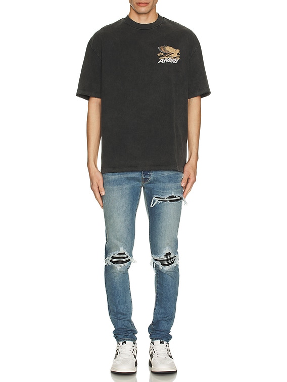 ☆AMIRI☆ アミリ ヴィンテージ ペガサスオーバーサイズ Tシャツ AMIRI アミリ SS25 VINTAGE PEGASUS OVERSIZED TEE / BLK - NUBIAN