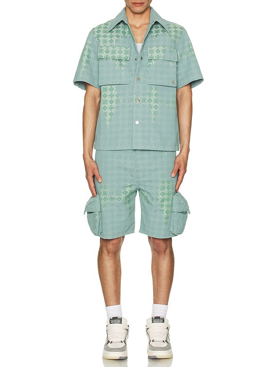 Amiri MA Quad Bleached Shirt in Bleach MA Quad | FWRD