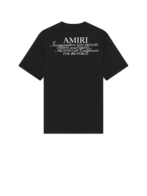 【関税・送料込み】Amiri Spirit Tee Amiri Spirit Tee in Black | FWRD