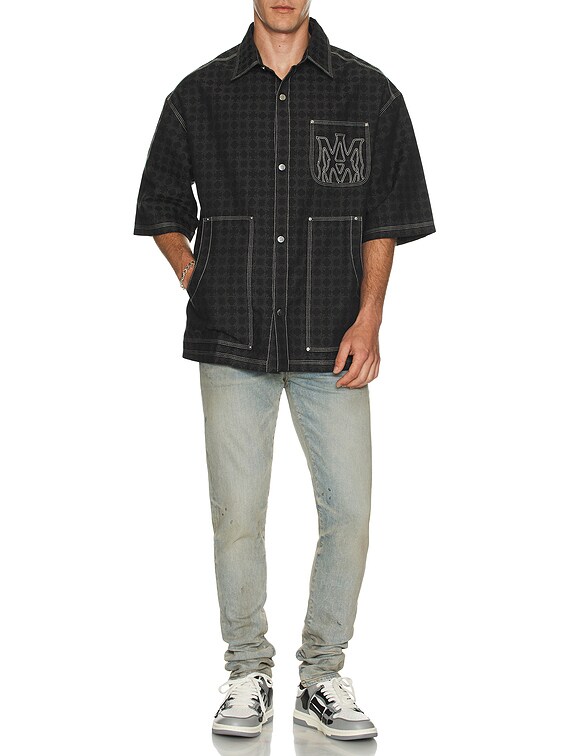 AMIRI MA quad ポロシャツ 正規品 Amiri Ma Quad Cotton Polo Shirt | Saks Fifth Avenue