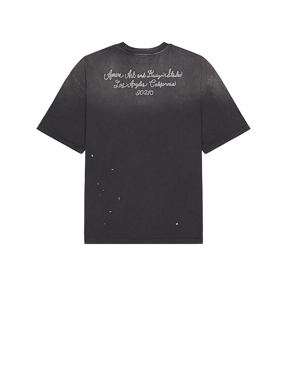 【AMIRI】関税込★design studio t-shirt AMIRI Design Studio T-shirt | Brown | FARFETCH
