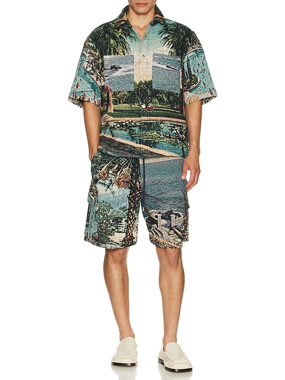 Amiri Paradise Tapestry Shirt in Multi | FWRD