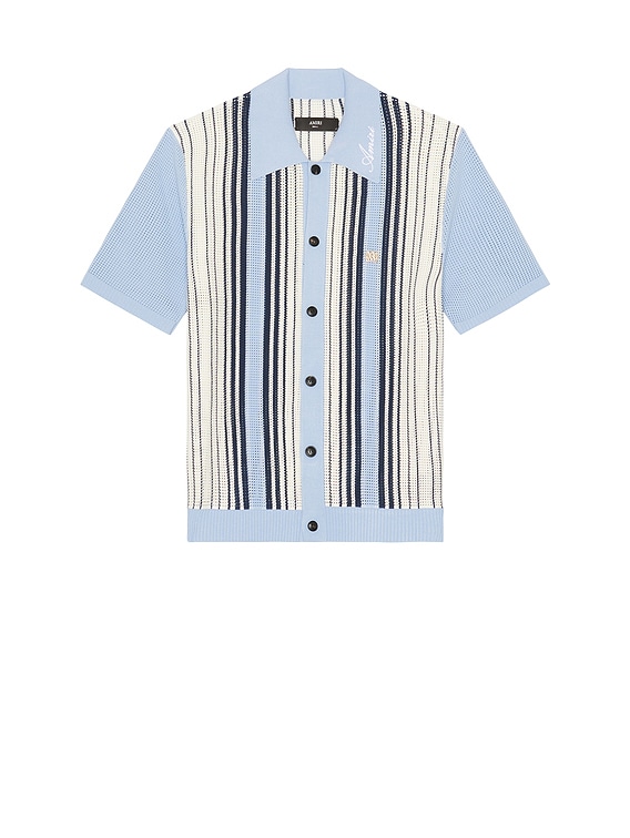 シャツ Amiri Amiri Script Stripe Shirt AMIRI SCRIPT STRIPE SHIRT - Black | AMIRI