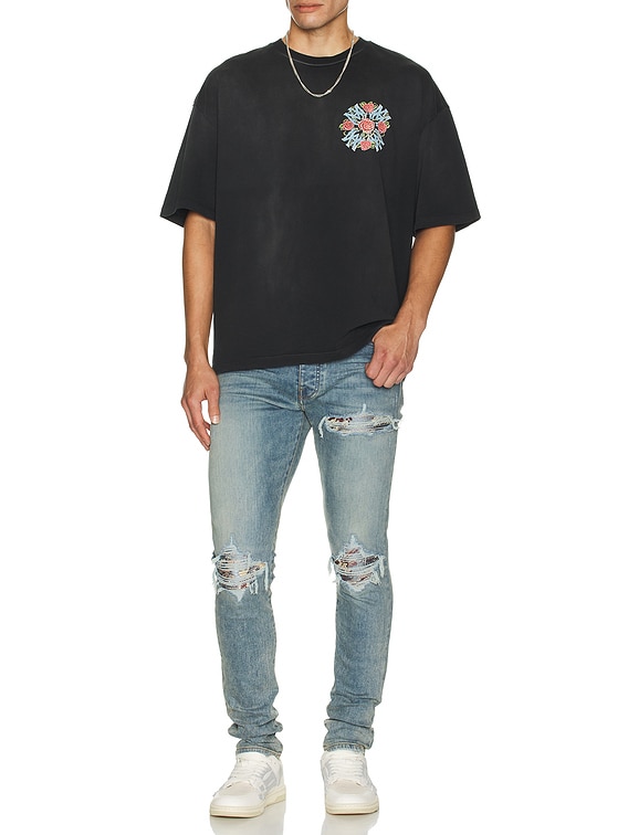 Amiri Out For Trouble Oversized Tee in Black | FWRD