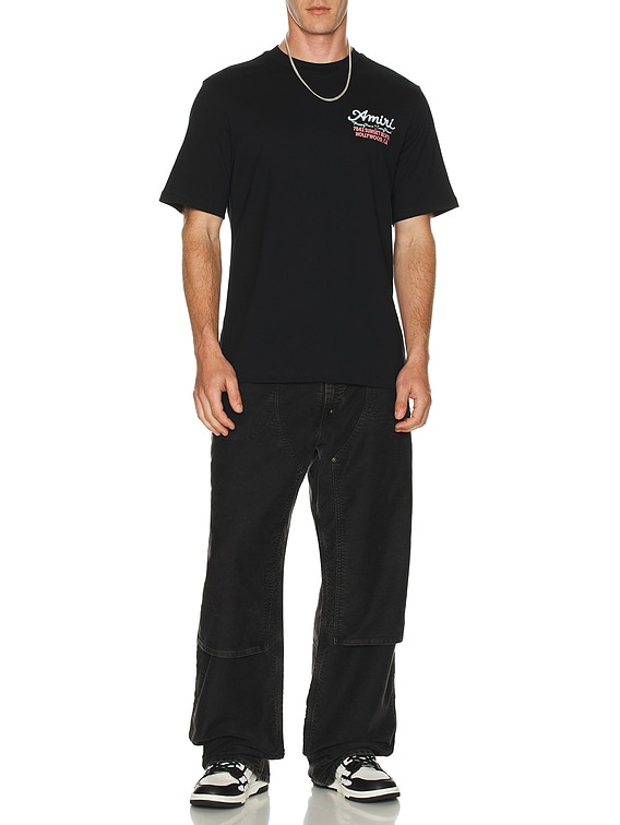 Amiri Neon Lights Oversized Tee in Black | FWRD