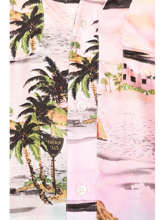 AMIRI アロハ Beverly Hills Hawaiian【L】 Amiri Beverly Hills Hawaiian Shirt in Rainbow | FWRD
