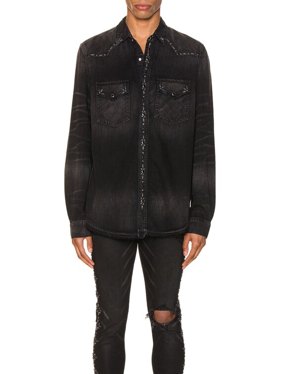 amiri denim shirt