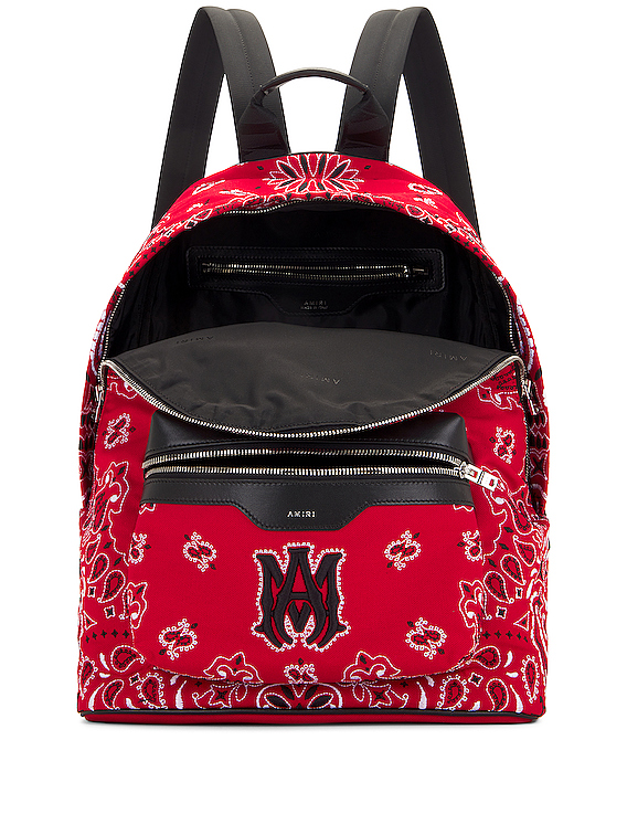 【AMIRI】BANDANA EMBROIDERED バッグ Amiri Bandana-embroidered denim duffel bag Amiri