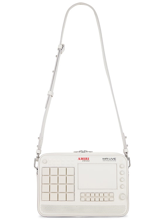 Amiri Drum Machine Bag in Alabaster | FWRD