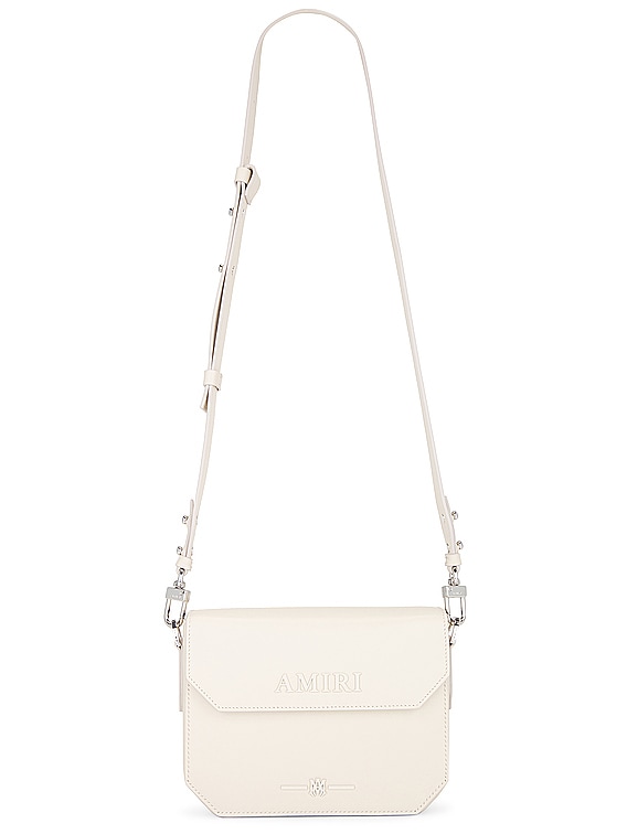 Amiri Nappa Leather Flap Crossbody Bag in Lamb | FWRD