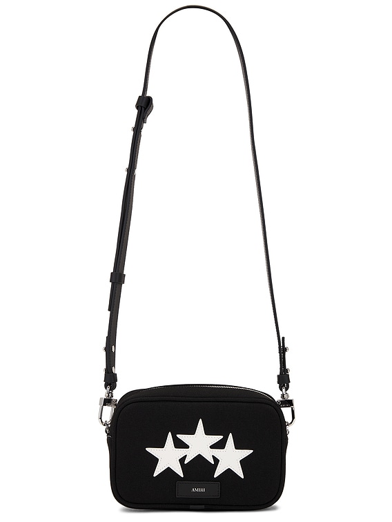 Amiri Three Star Camera Case in Black | FWRD