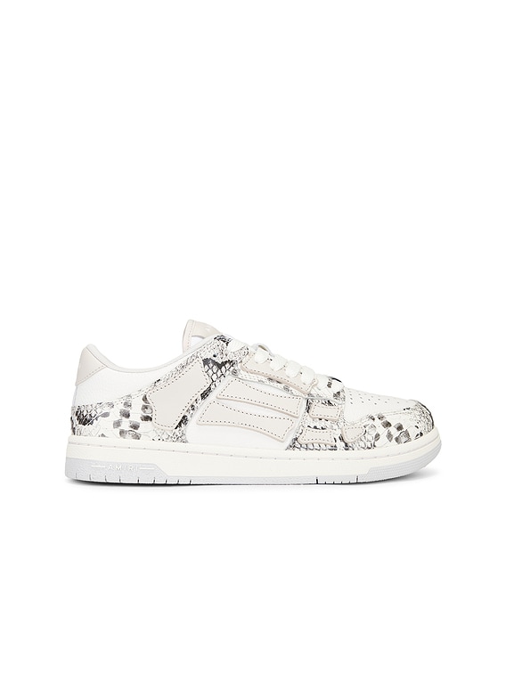 大きな取引 Low Top Skeleton Snake Amiri Sneaker FWRD | Alabaster in ブランデー
