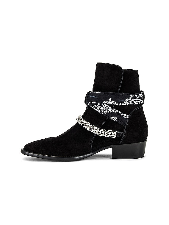 Amiri Bandana Boot in Black | FWRD
