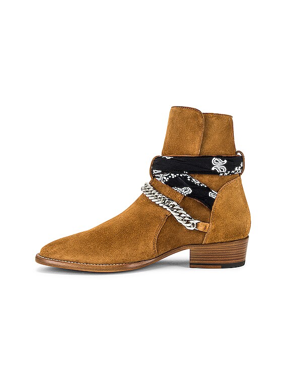 Amiri Bandana Boot in Cognac | FWRD