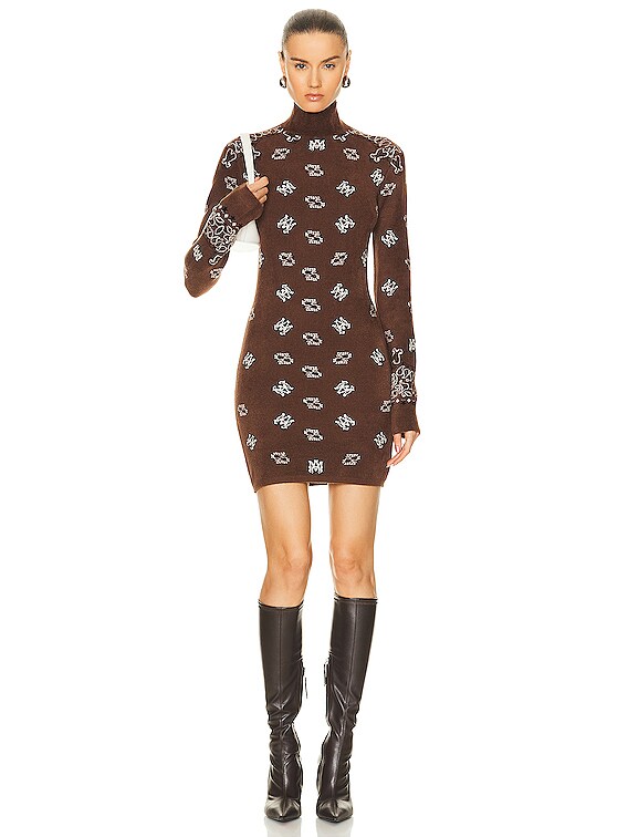 bandana dress brown The Tulsa Dress, Geo Bandana Print 2