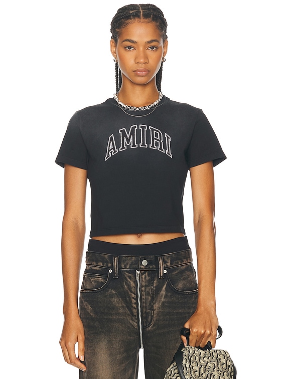 AMIRI アミリ Tシャツ トップス ブラック AMIRI アミリ Tシャツ 2024 春夏秋 メンズ ブラック ホワイト