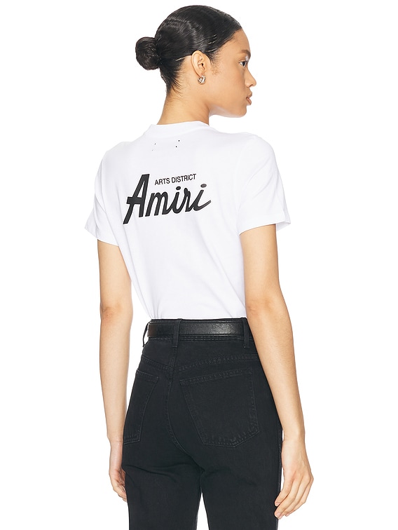 【AMIRI】AMIRI CITY TEE Amiri City Tee in White | FWRD