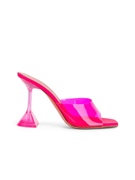 Buy > amina muaddi pink shoes > in stock