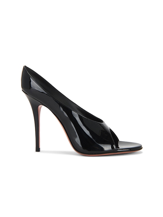 パンプス AMINA MUADDI ANOK 105 PATENT SLIPPERS AMINA MUADDI Anok 105 Slipper in Black | FWRD