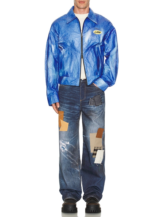 【送料&関税込】Andersson Bell Patchwork Jeans Andersson Bell Patchwork Printed Jeans | Blue | FARFETCH