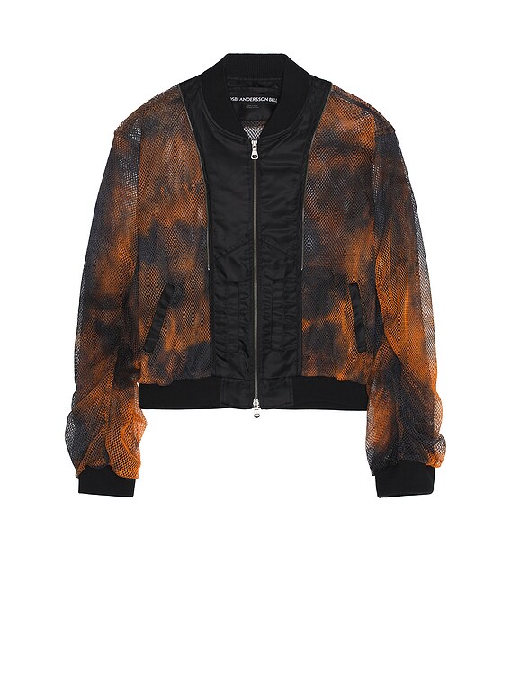 ブルゾン [ANDERSSON BELL] UNISEX DOUBLE LAYER MESH BOMBER awa701u UNISEX DOUBLE LAYER MESH BOMBER awa701u(BLACK) – Andersson Bell