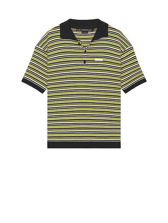 Andersson Bell Stripe Polo Sweater in Multicolor | FWRD