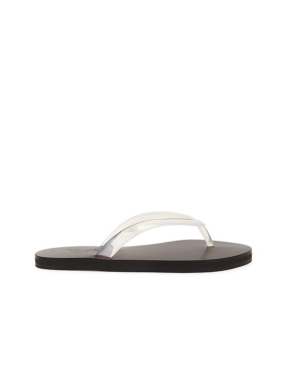 Ancient Greek Sandals Saionara Jelly Flip Flop in Clear | FWRD Ancient Greek Sandals Saionara Jelly Flip Flop in Clear | FWRD