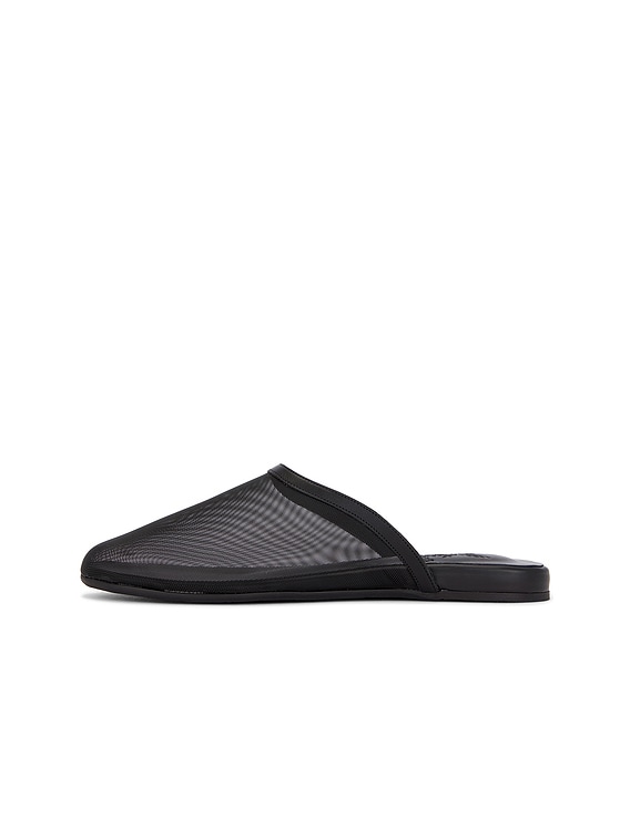 Ancient Greek Sandals Mesh Slipper in Black | FWRD