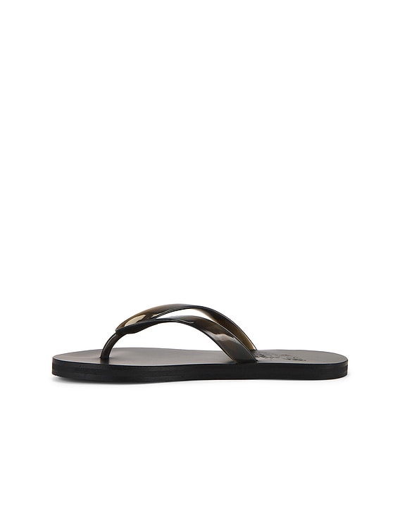 サンダル・ミュール ANCIENT GREEK Women Sandals SAIONARAJELLYJELLYLEATBLACK Blac Saionara – Ancient Greek Sandals