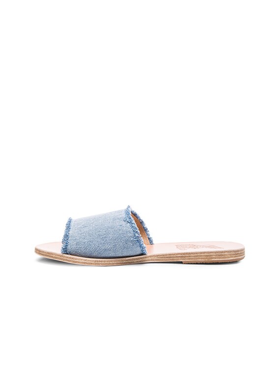 Ancient Greek Sandals Taygete Sandals in Light Denim FWRD