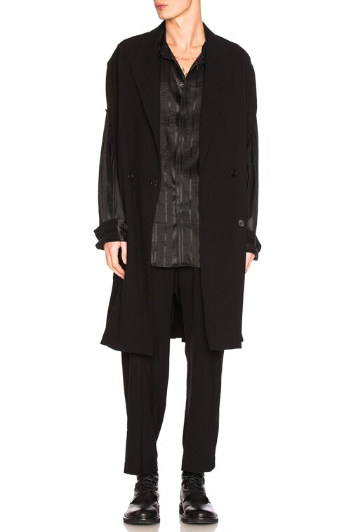 Ann Demeulemeester Cape in Black | FWRD