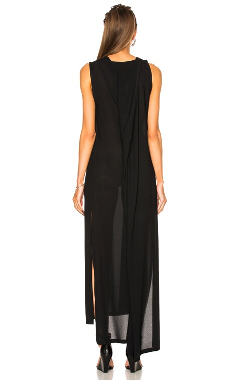 Ann Demeulemeester Asymmetric Dress in Black | FWRD