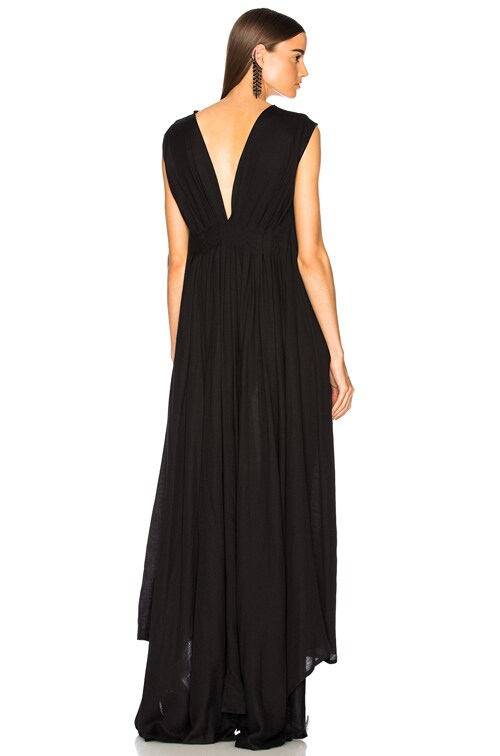 Ann Demeulemeester Sleeveless Maxi Dress in Black | FWRD