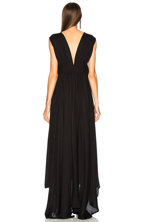 Ann Demeulemeester Sleeveless Maxi Dress in Black | FWRD