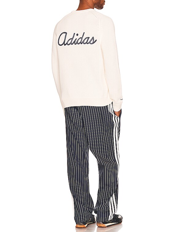 adidas×noah ニット adidas x Noah adidas Originals x Noah Crew Neck in Off White