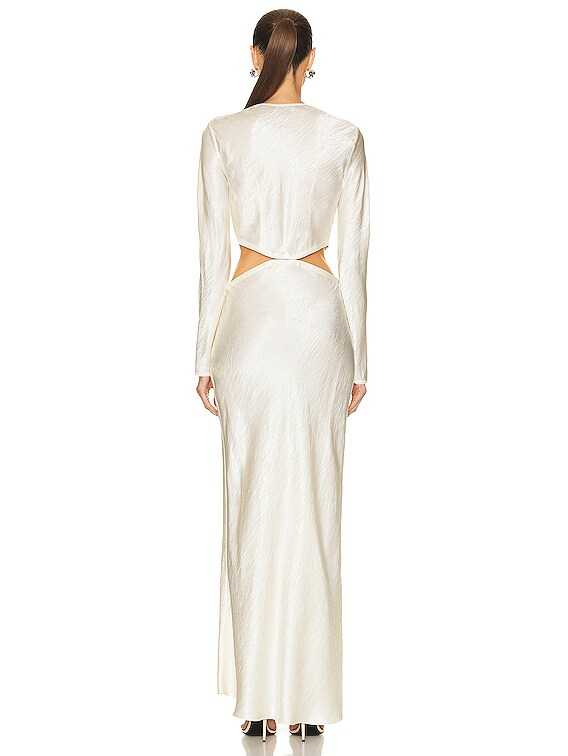 Anna October Martha Maxi Dress in ivory | FWRD